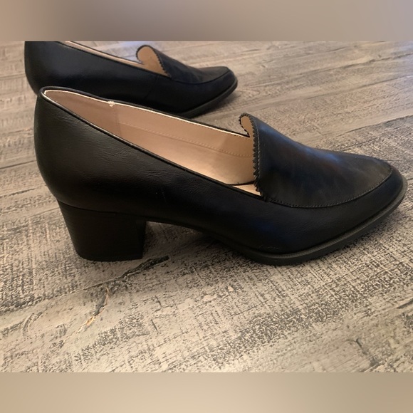 Lauren Blakwell Gwen Pump Black Chunky Heel, 8.5, NWOT, Dress Shoe - Picture 8 of 12